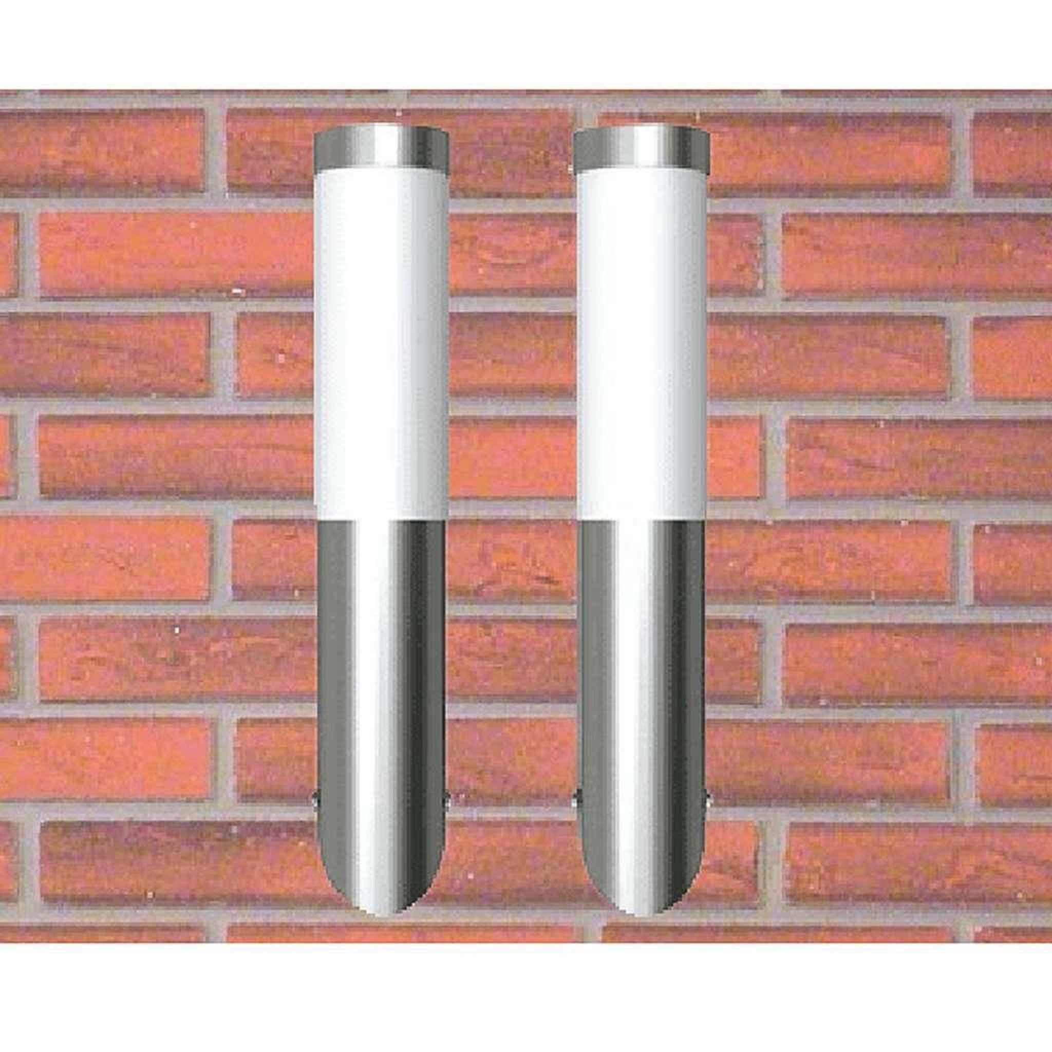 Voir la diapositive 1 : VIDAXL Applique murale d'exterieur 2 pcs Acier inoxydable