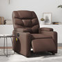 Voir la diapositive 1 : VIDAXL Fauteuil de massage inclinable electrique marron similicuir