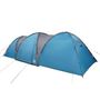 Voir la diapositive 5 : VIDAXL Tente familiale a dome 8 personnes bleu impermeable