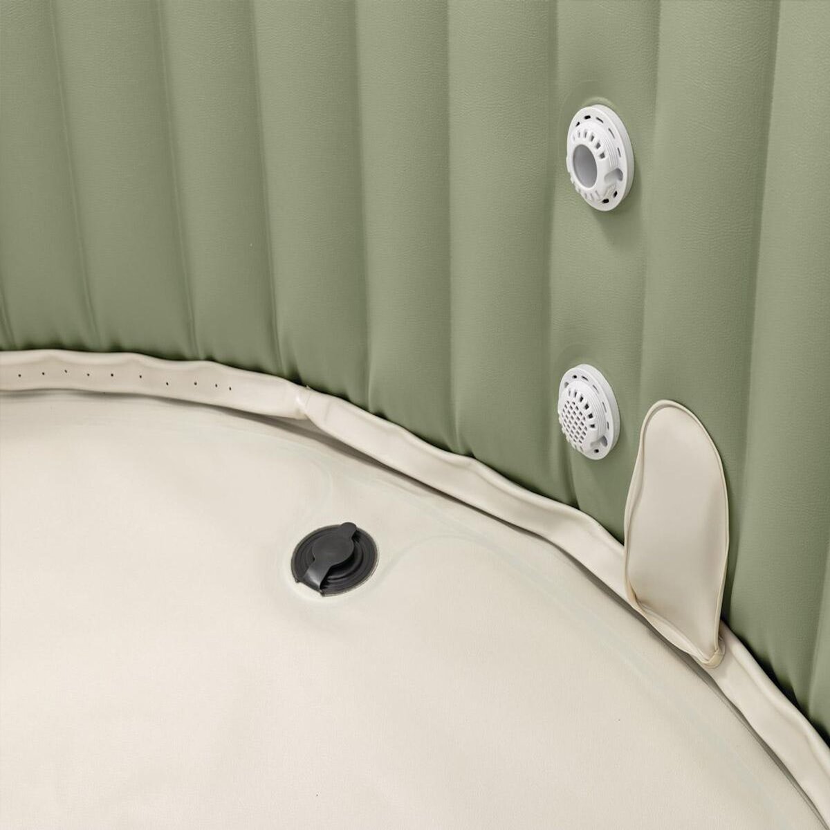 INTEX Spa gonflable PureSpa Olive rond Bulles 4 places - Intex