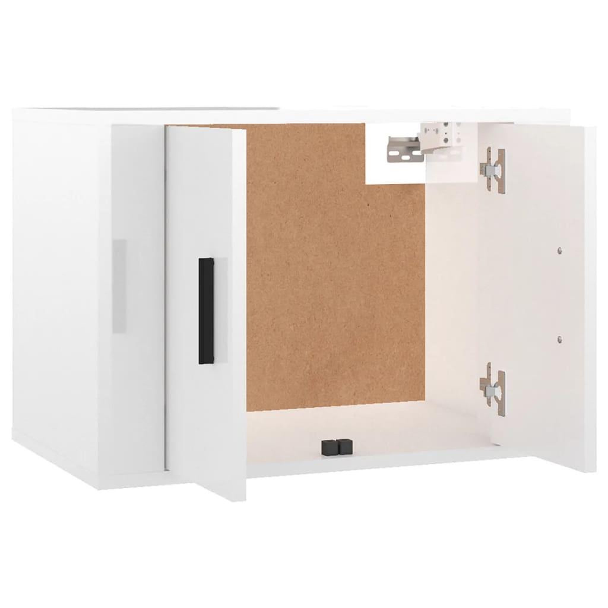 Voir la diapositive 5 : VIDAXL Meubles TV muraux 2 pcs blanc brillant 57x34,5x40 cm