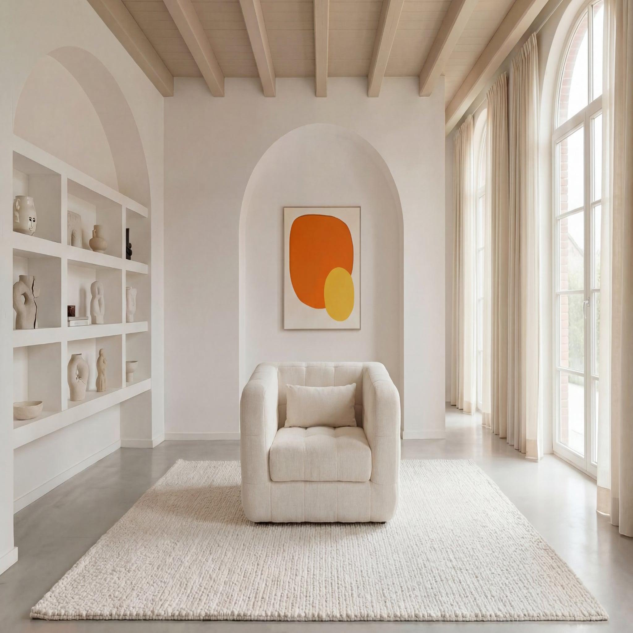 Voir la diapositive 3 : CASANOVA PARIS Arlette - fauteuil en tissu chenille