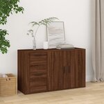 VIDAXL Buffet Chene marron 100x33x59,5 cm Bois d'ingenierie