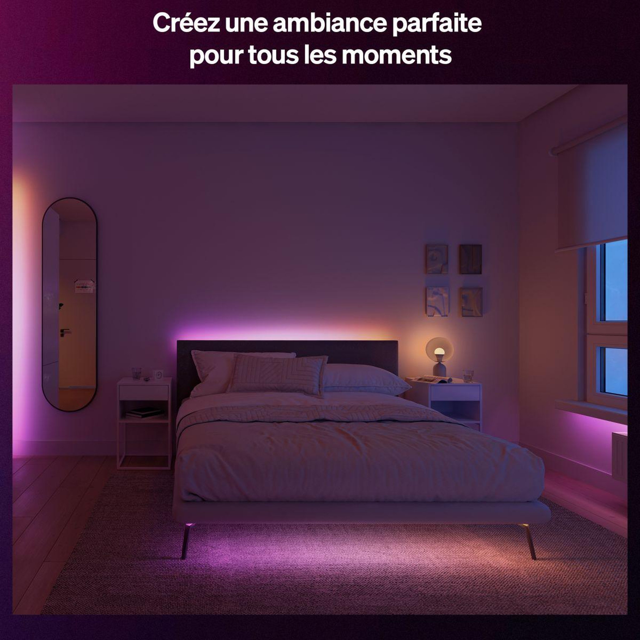 Voir la diapositive 4 : PHILIPS HUE Bandeau led essential 5m color