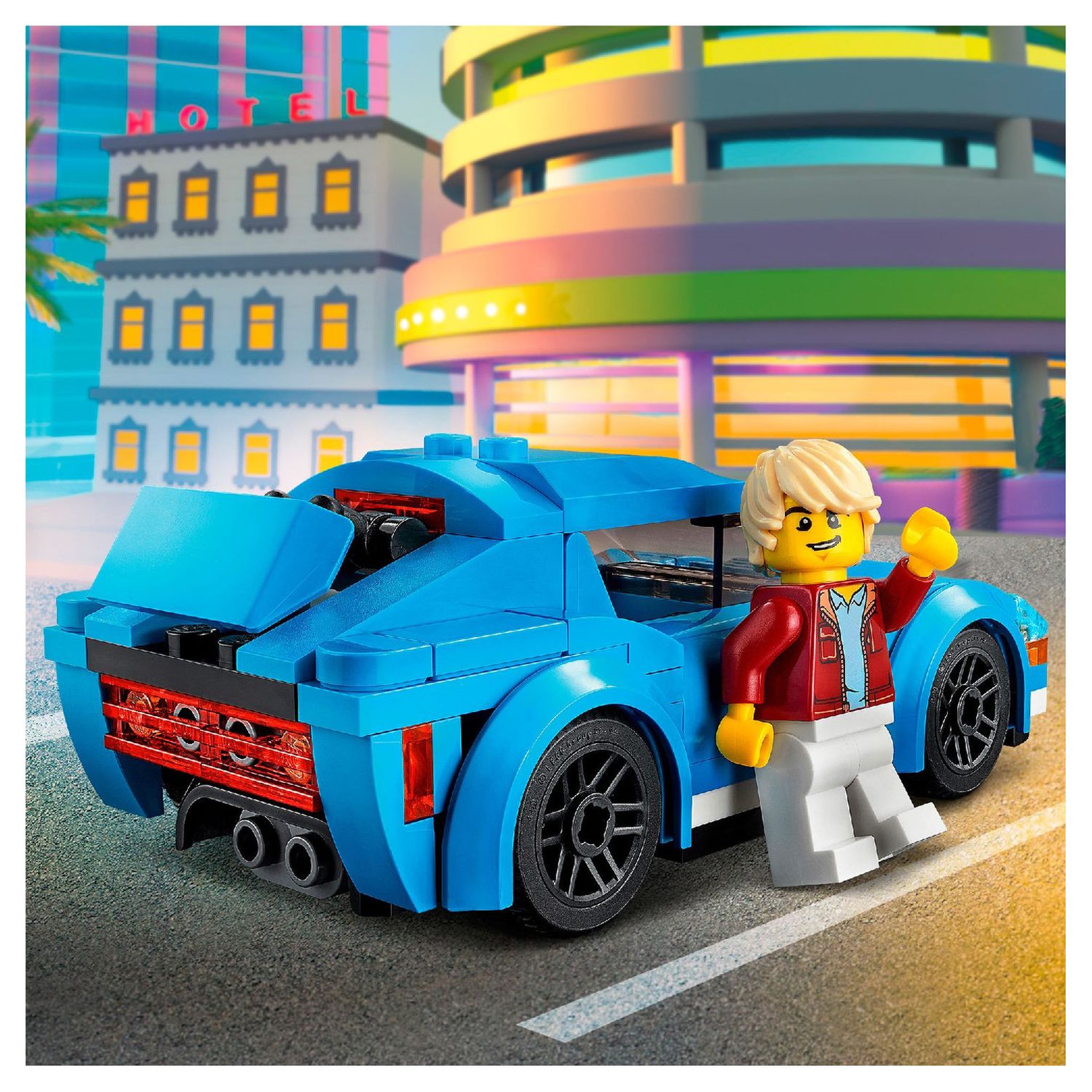 Voir la diapositive 6 : LEGO City 60285 La voiture de sport