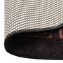 Voir la diapositive 4 : VIDAXL Tapis lavable antiderapant φ120 cm noir et dore