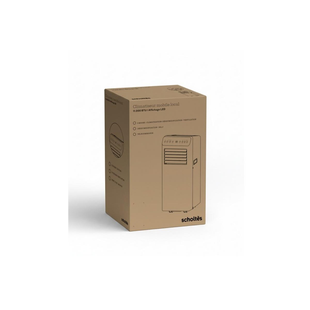 Scholtes Climatiseur mobile 3200w 30m2 - SCLIM11000E