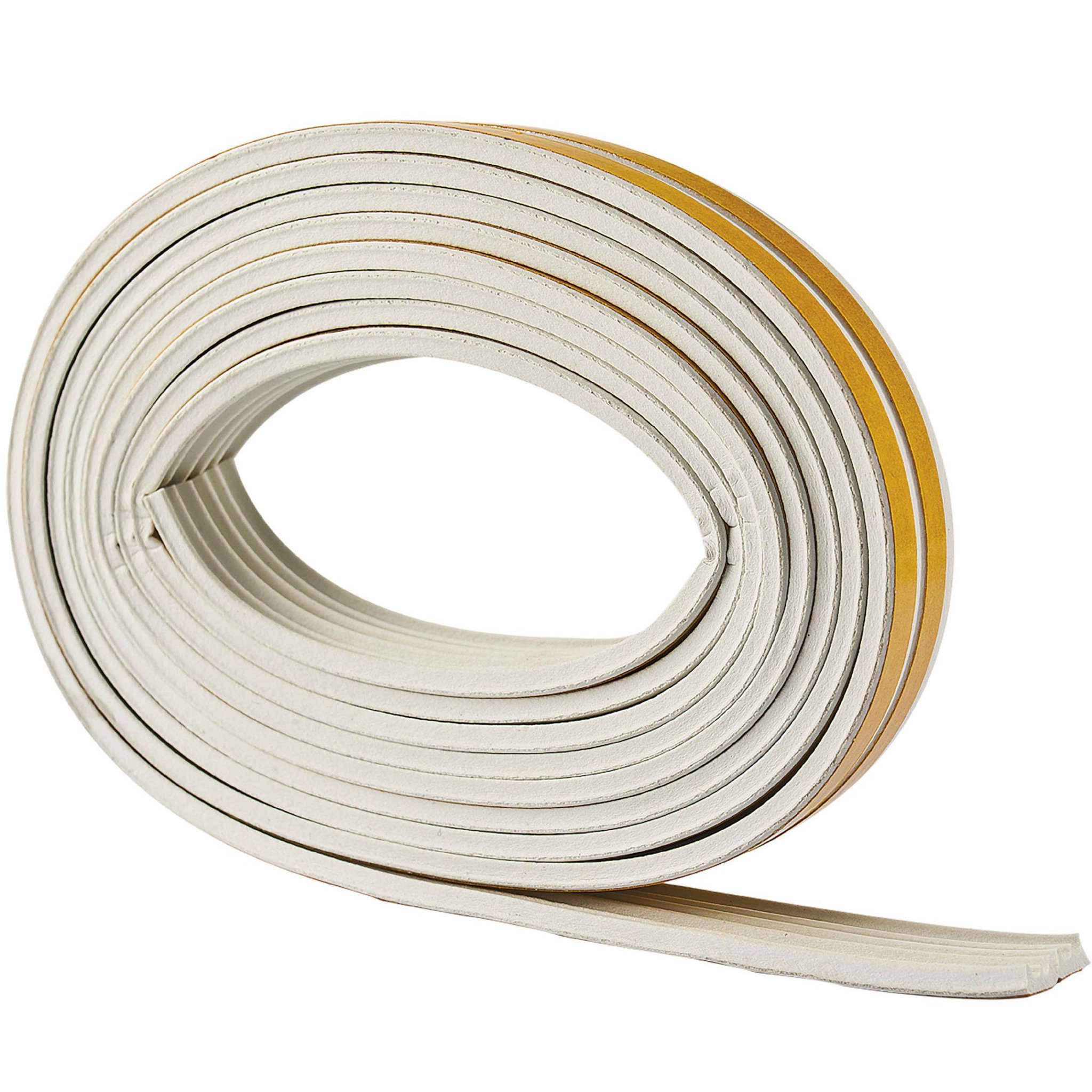 Geko Joint adhésif caoutchouc blanc profil 'E' 6M