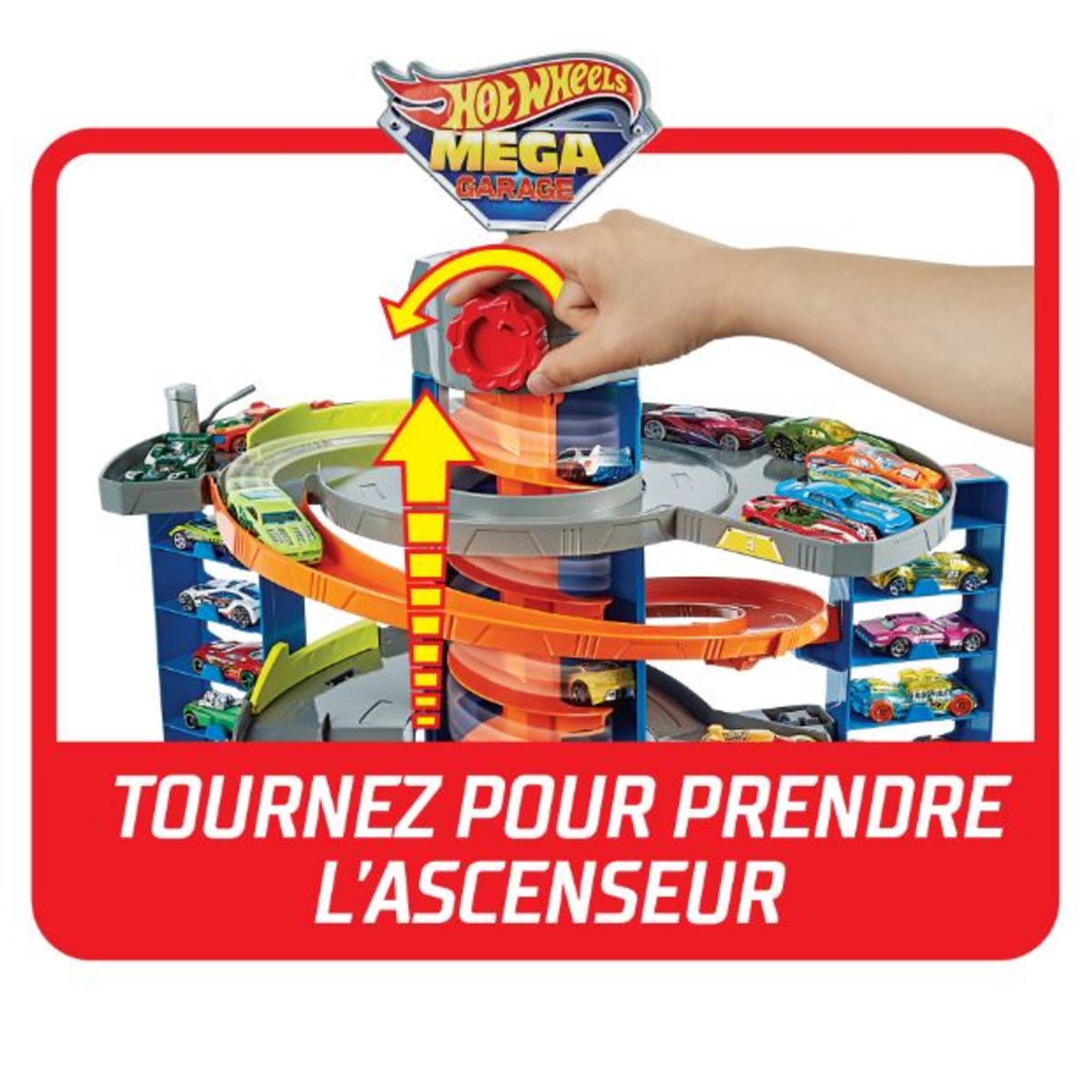 HOT WHEELS Hot Wheels City 50 méga Garage