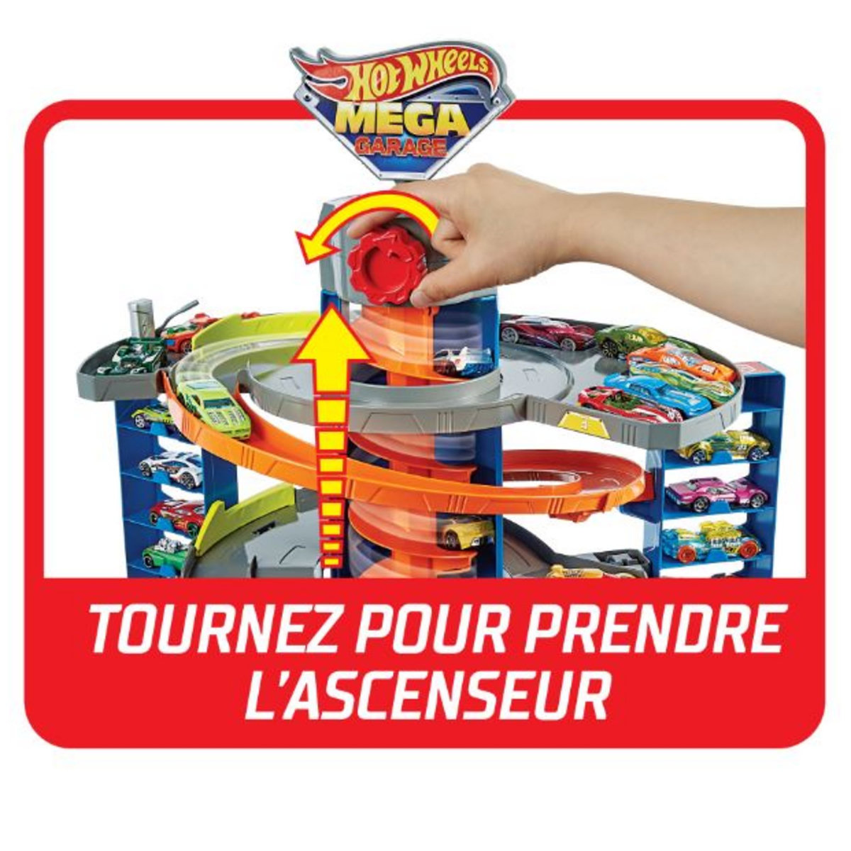 HOT WHEELS Hot Wheels City 50 méga Garage