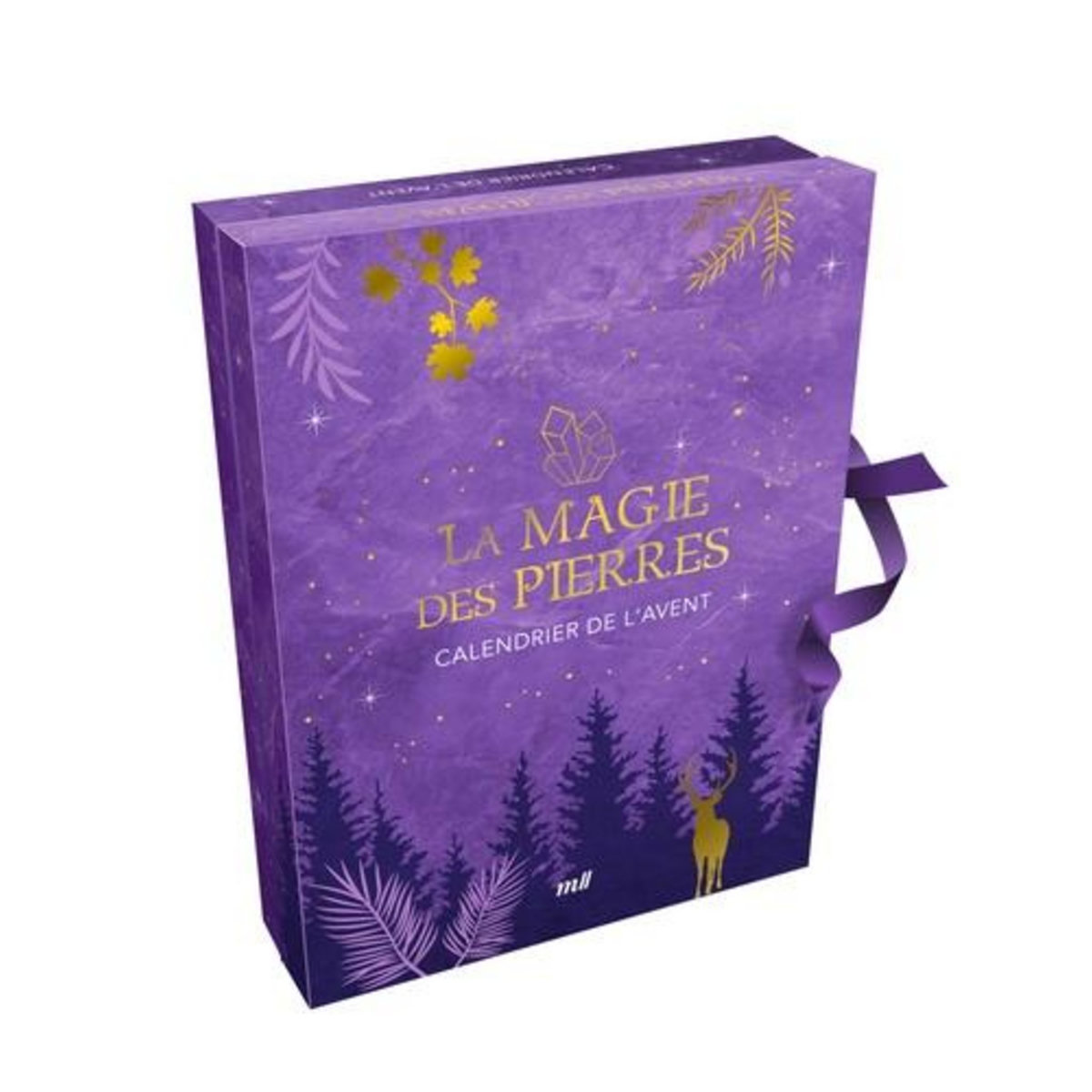 LA MAGIE DES PIERRES. CALENDRIER DE L'AVENT. COFFRET AVEC 22 PIERRES ET 2 CADEAUX SURPRISES POUR ATTENDRE NOEL, 4E EDITION, Merci les livres