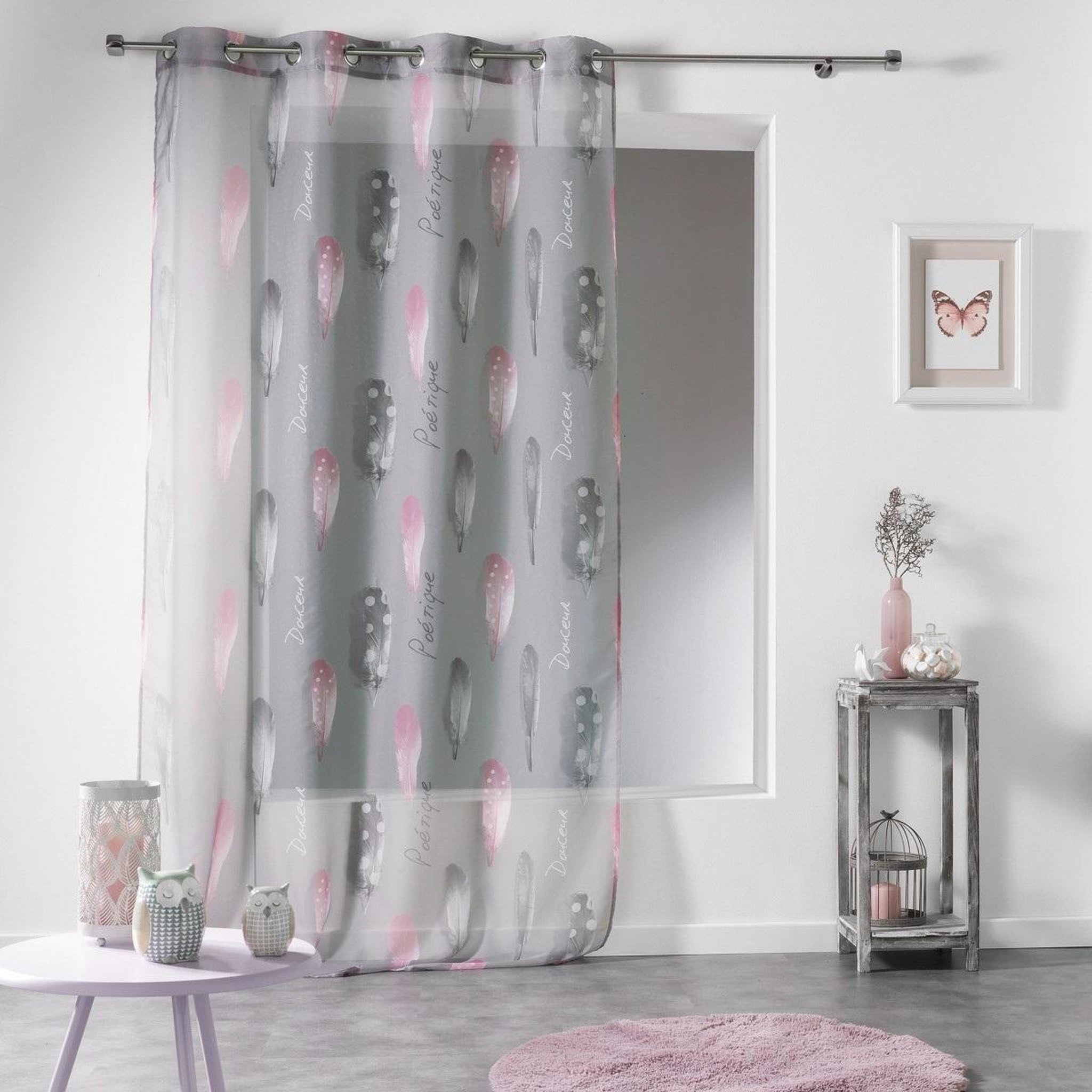 Voir la diapositive 6 : Eden Voilage a oeillets poétique design et moderne