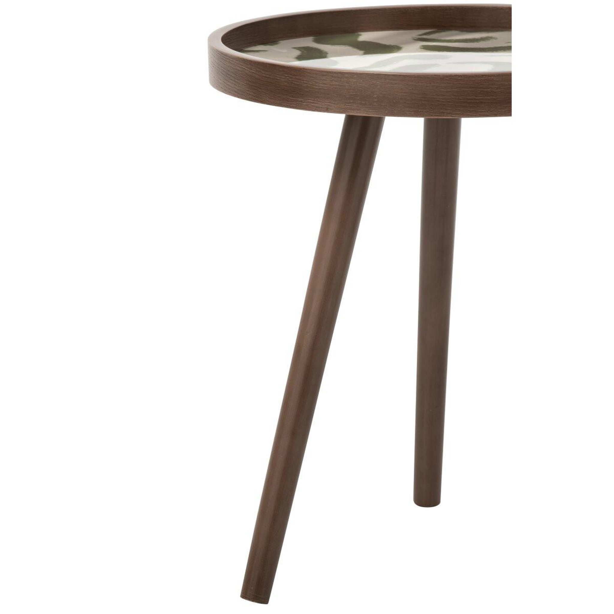 Voir la diapositive 6 : J-LINE Lot de 3 Tables Basses Gigognes  Yann  60cm Vert Olive