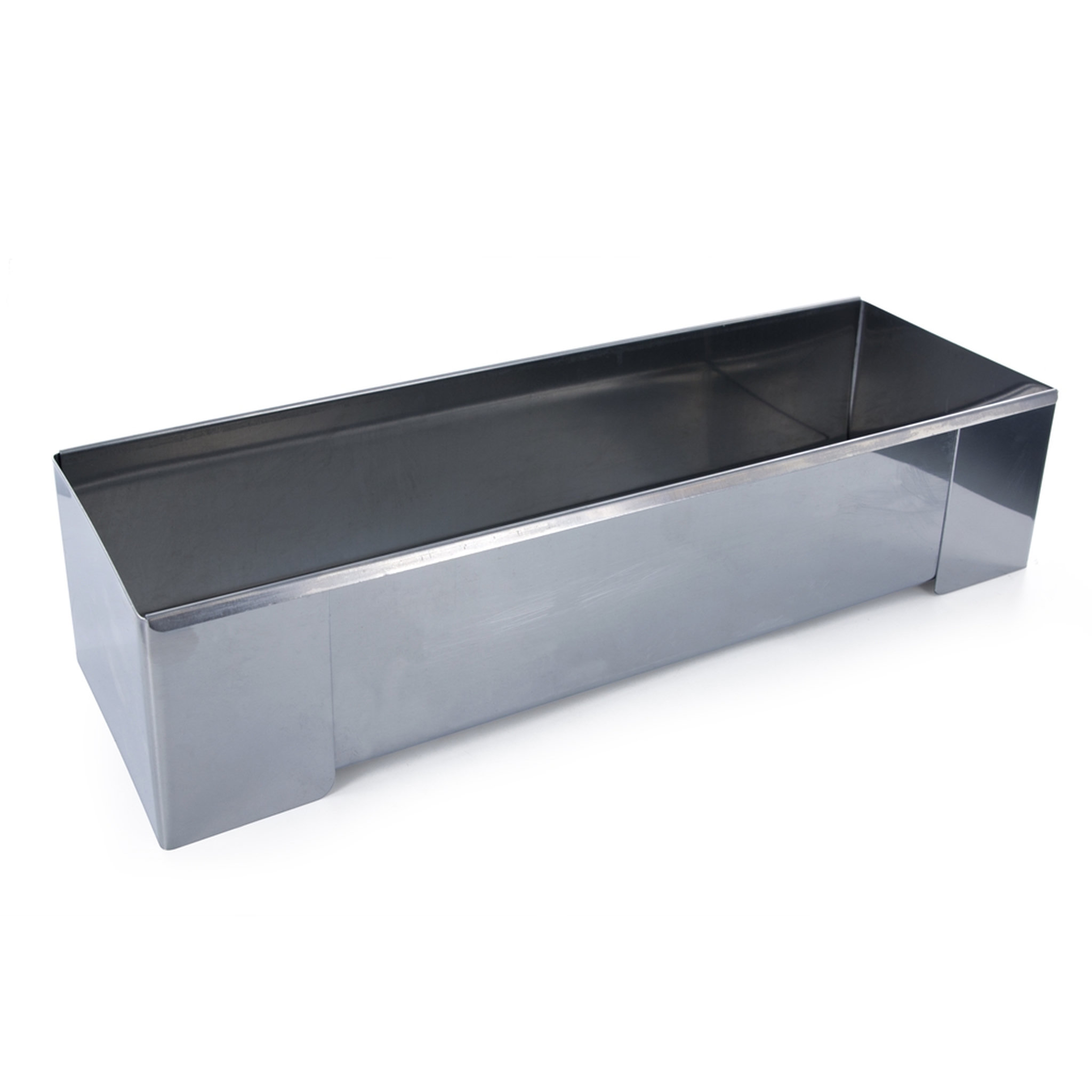 Voir la diapositive 2 : Gouttière à bûche en inox 31 cm