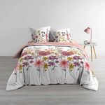 Paris Prix Parure de Lit 3 Pièces  Rosine  240x220cm Blanc