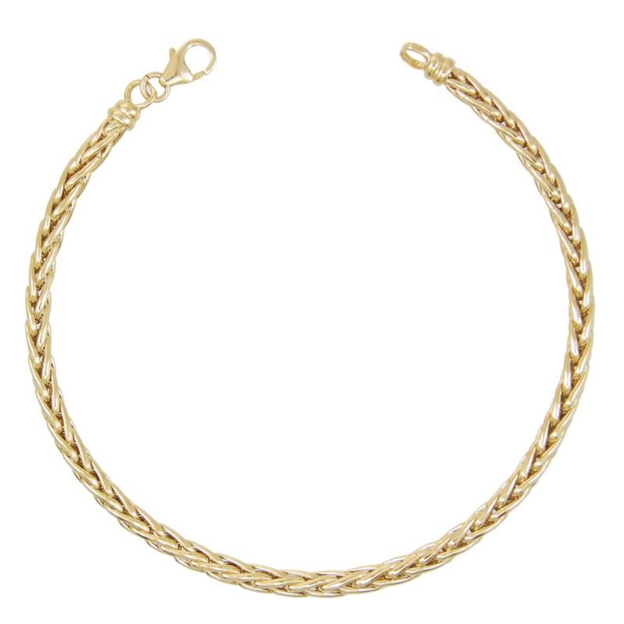 Voir la diapositive 1 : L'ATELIER D'AZUR Bracelet Or Jaune Maille Palmier - Femme