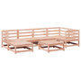 Voir la diapositive 2 : VIDAXL Salon de jardin 7 pcs bois massif sapin de douglas