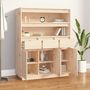 Voir la diapositive 5 : VIDAXL Buffet haut 89x40x116,5 cm Bois massif de pin