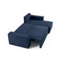 Voir la diapositive 3 : BEST MOBILIER Cezanne - canapé d'angle réversible - 4 places - convertible avec coffre - en velours côtelé