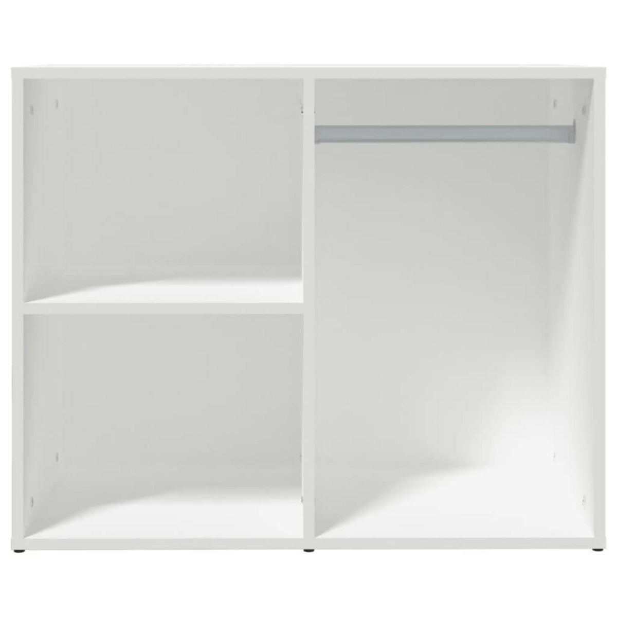 VIDAXL Armoire de dressing Blanc 80x40x65 cm Bois d'ingenierie