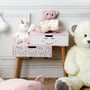 Voir la diapositive 2 : Paris Prix Peluche & Plaid Enfant  Ours  70x70cm Rose