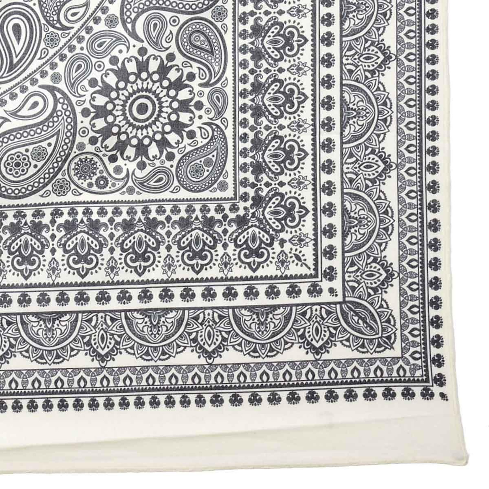 Voir la diapositive 2 : The Home Deco Factory Tapisserie murale déco  mandala  150cm gris