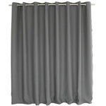 TOILINUX Rideau occultant grande largeur REGLISSE. Coloris disponibles : Noir, Gris, Beige