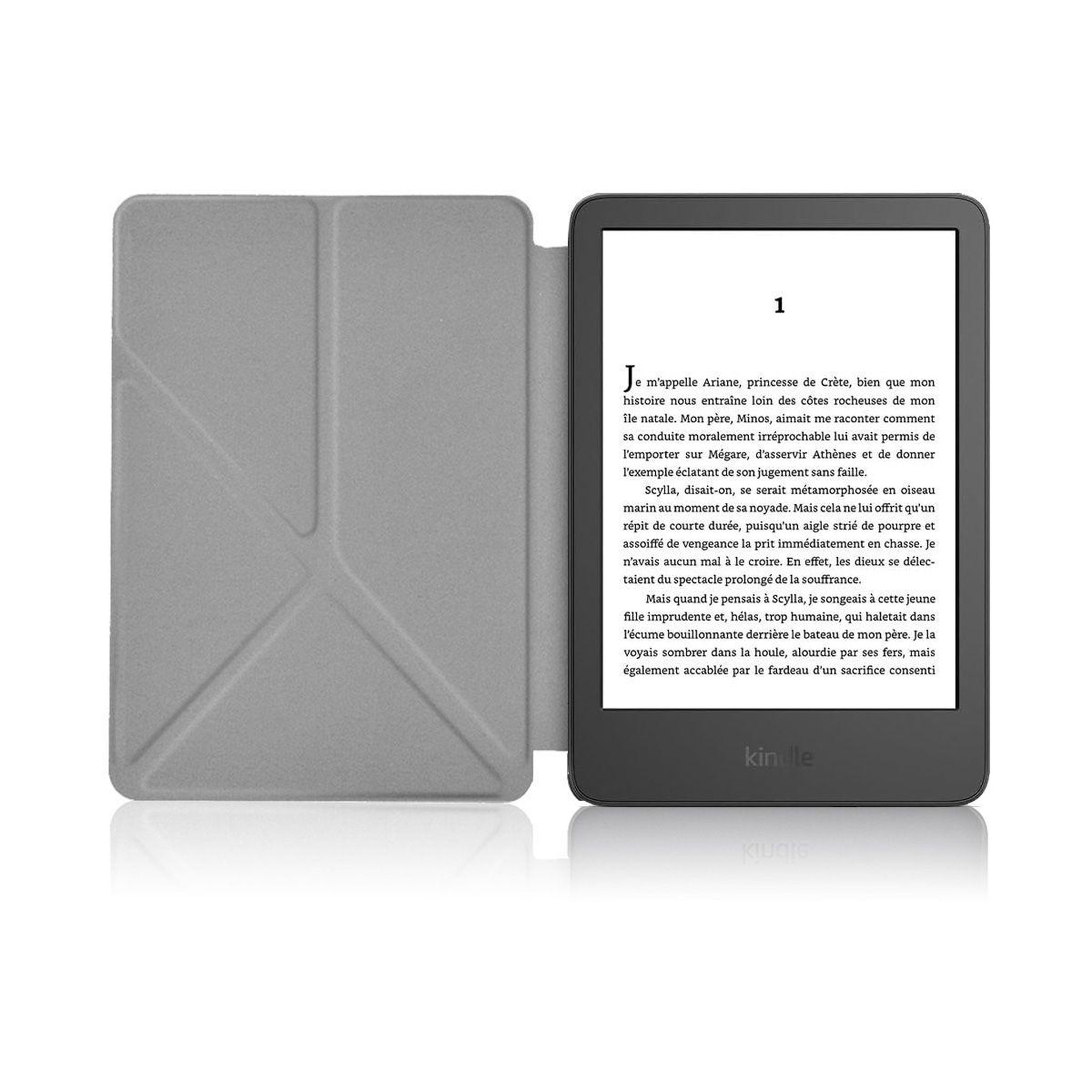 Voir la diapositive 4 : IBROZ Etui origami kindle paperwhite - 2024 noir