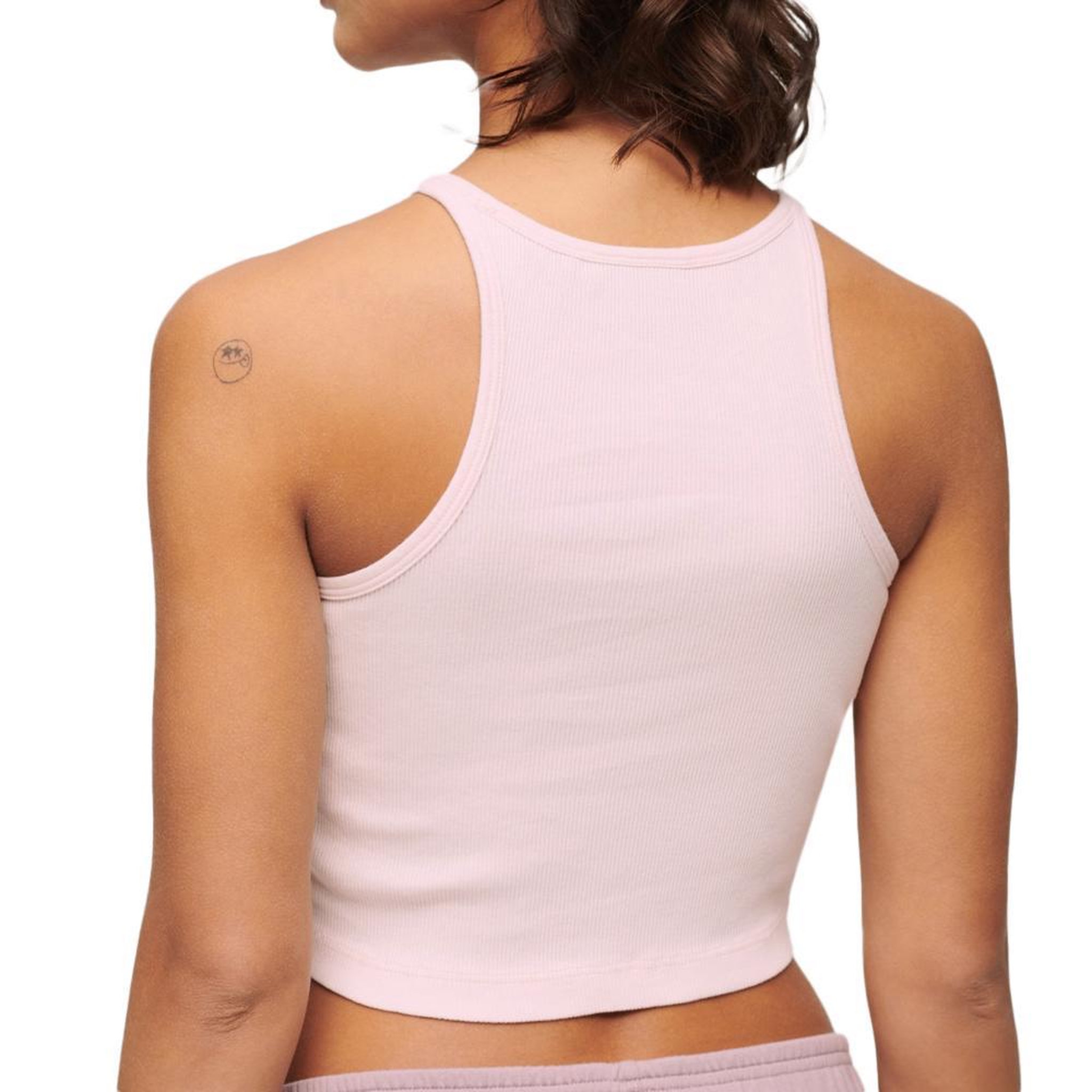 Voir la diapositive 2 : SUPERDRY Top Rose Femme Superdry Embroidered Racer