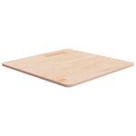 VIDAXL Dessus de table carre 60x60x1,5 cm Bois chene massif non traite