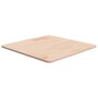 Voir la diapositive 1 : VIDAXL Dessus de table carre 60x60x1,5 cm Bois chene massif non traite