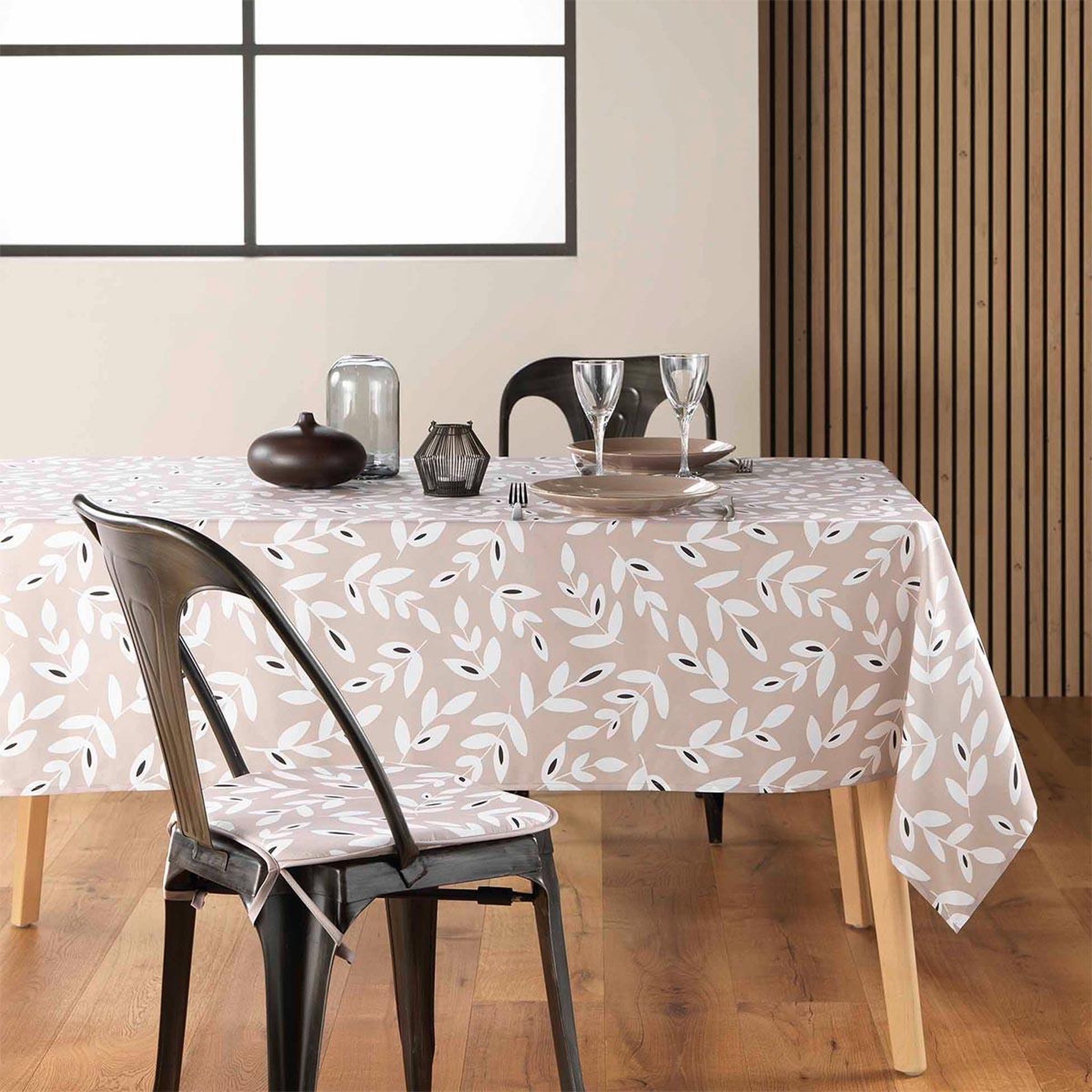 Voir la diapositive 4 : Douceur d'Intérieur Nappe en microfibre  bellys  140x240cm naturel