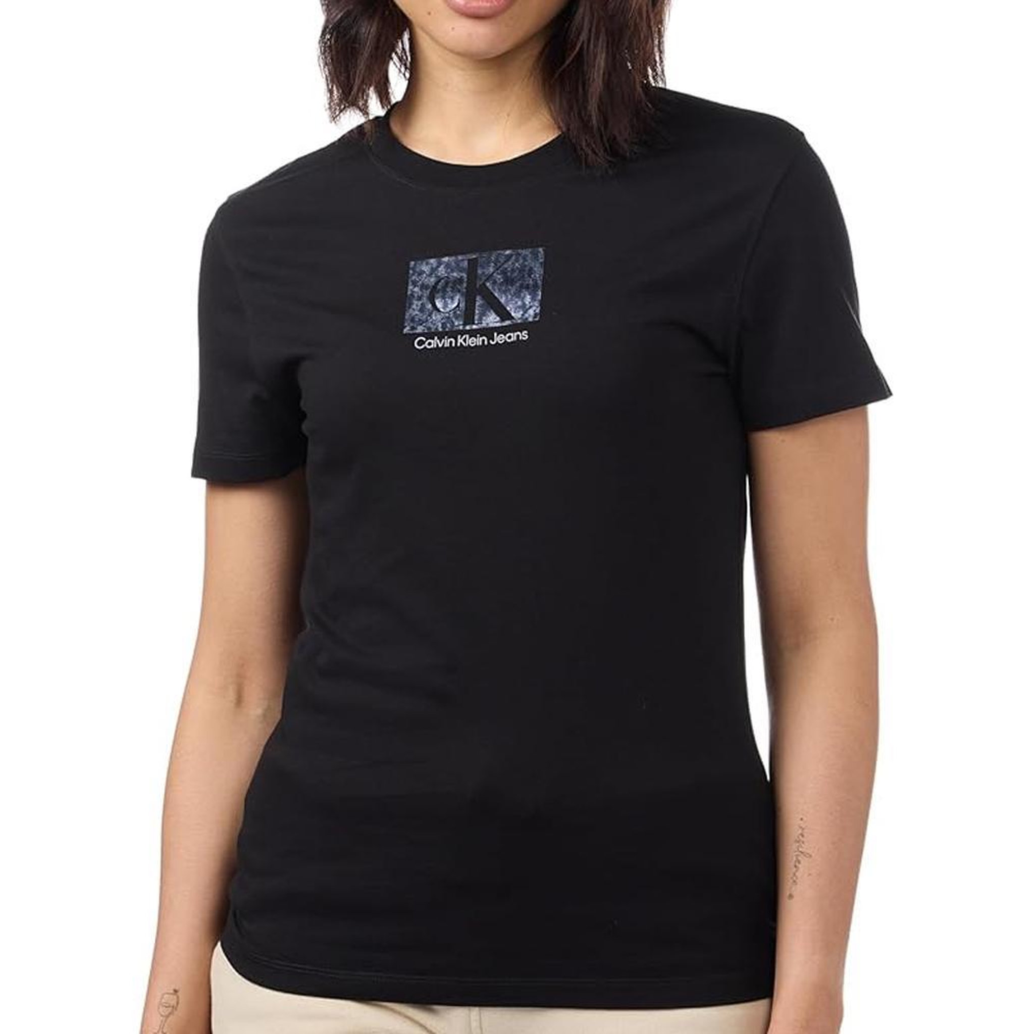 Voir la diapositive 1 : CALVIN KLEIN JEANS T shirt  Femme Calvin Klein Jeans Printed