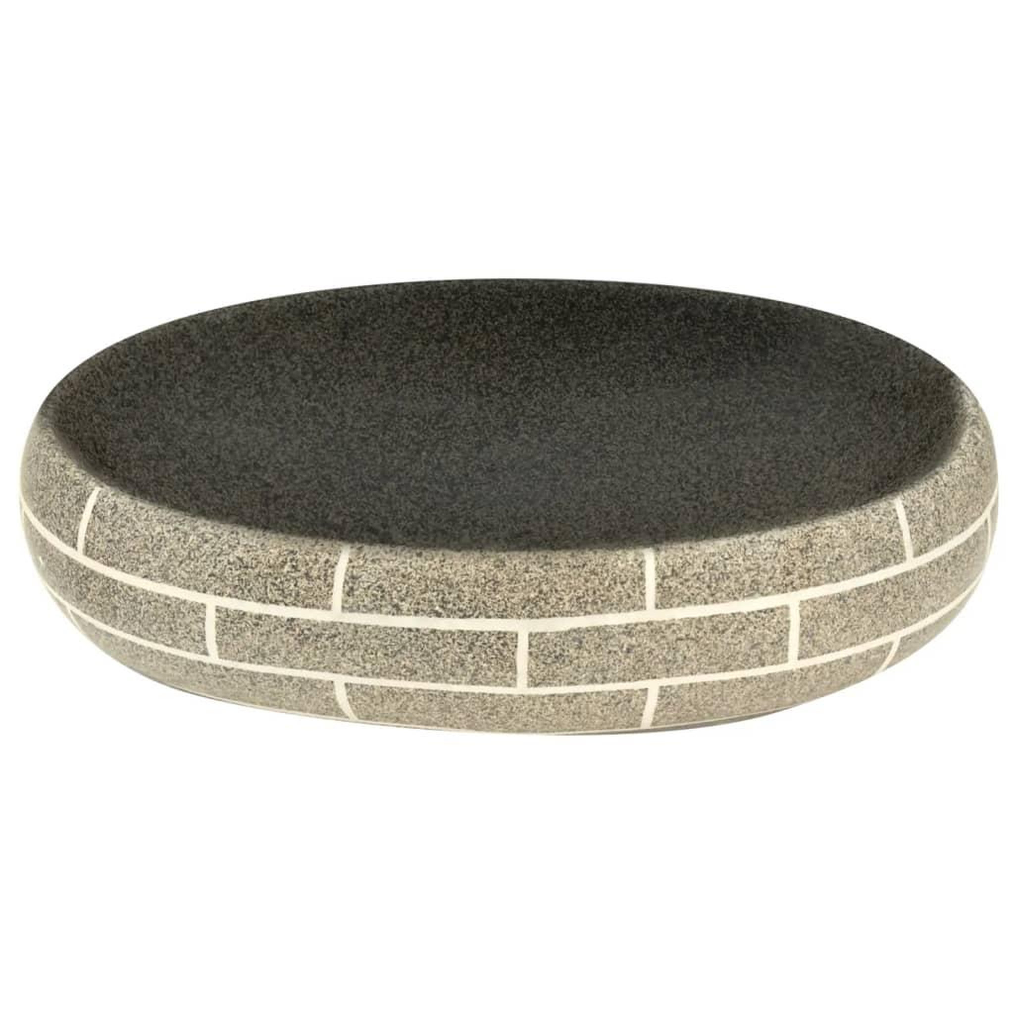 Voir la diapositive 4 : VIDAXL Vasque a poser multicolore ovale 59x40x15 cm ceramique