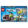 Voir la diapositive 9 : LEGO City Great Vehicles 60343 - Le Transport de L&rsquo;Hélicoptère de Secours, Jouet Camion