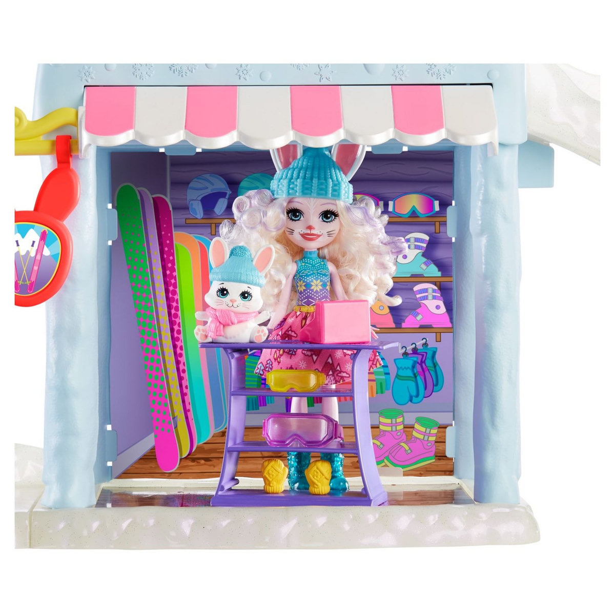 Enchantimals Chalet des Neiges de Bevy Lapin Enchantimals