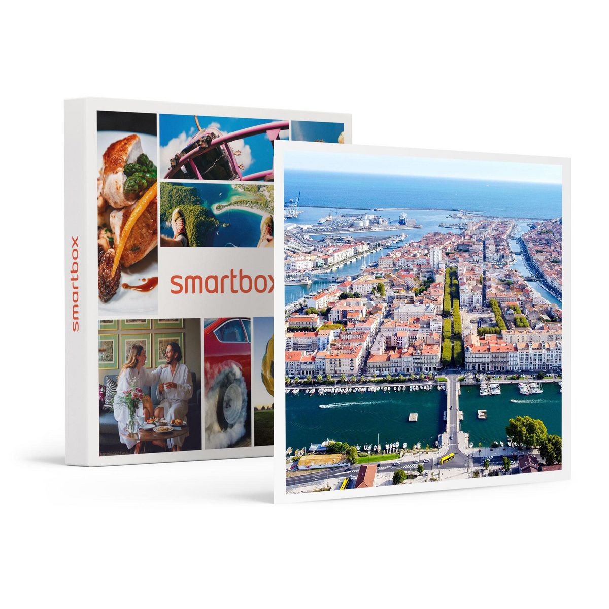 Smartbox Vol en hélicoptère de 20 min pour 2 personnes au-dessus de Sète - Coffret Cadeau Sport & Aventure