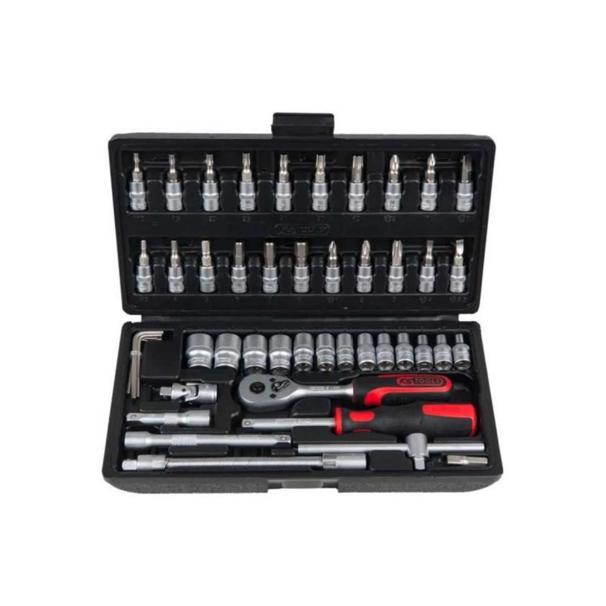 Ks Tools Coffret de douilles F6 KS TOOLS Chromemat - 1/4  - 47 pcs - 917.0648