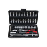 Ks Tools Coffret de douilles F6 KS TOOLS Chromemat - 1/4  - 47 pcs - 917.0648