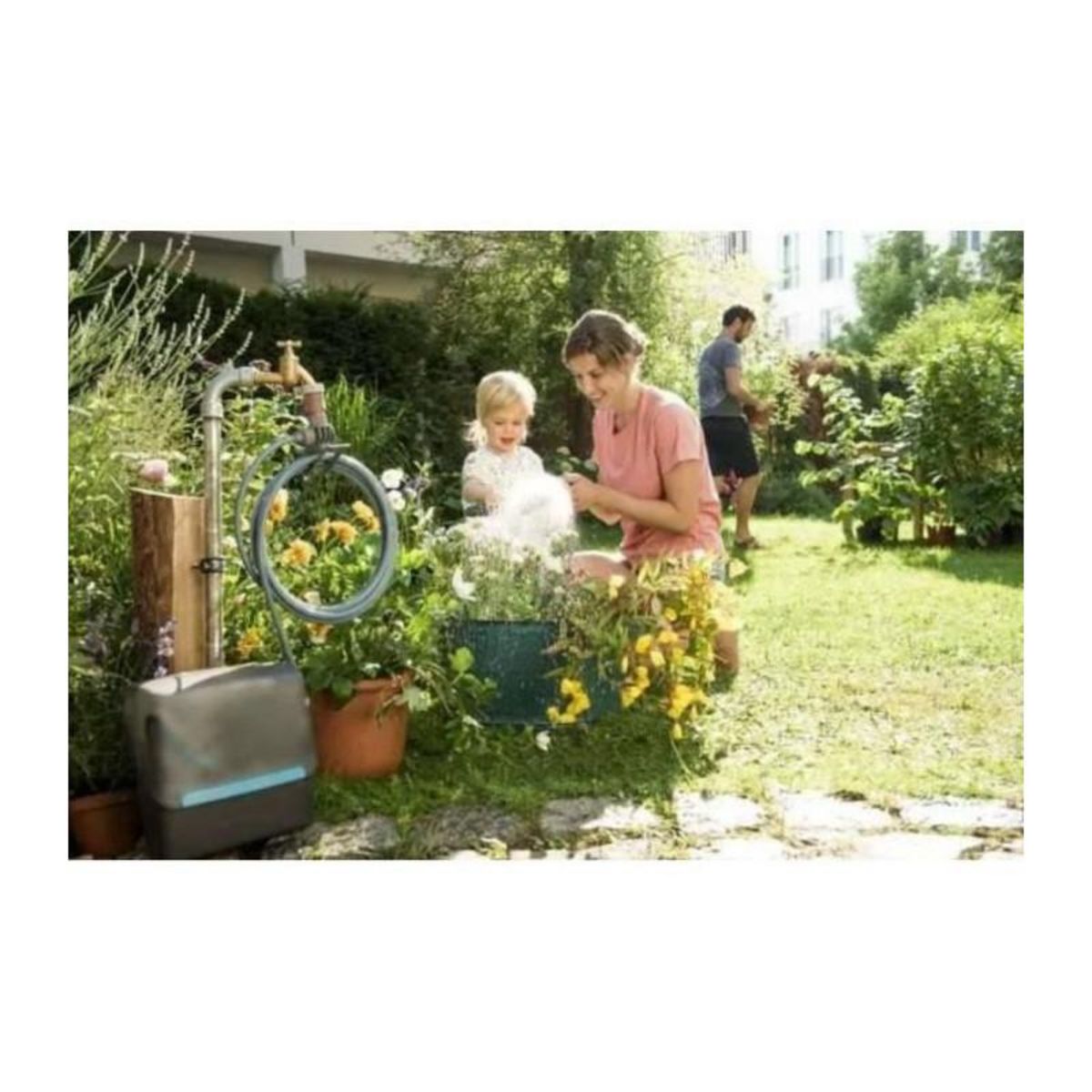 Gardena Tuyau spiral avec support intégré - pour balcons et terrasses - 7,5 m