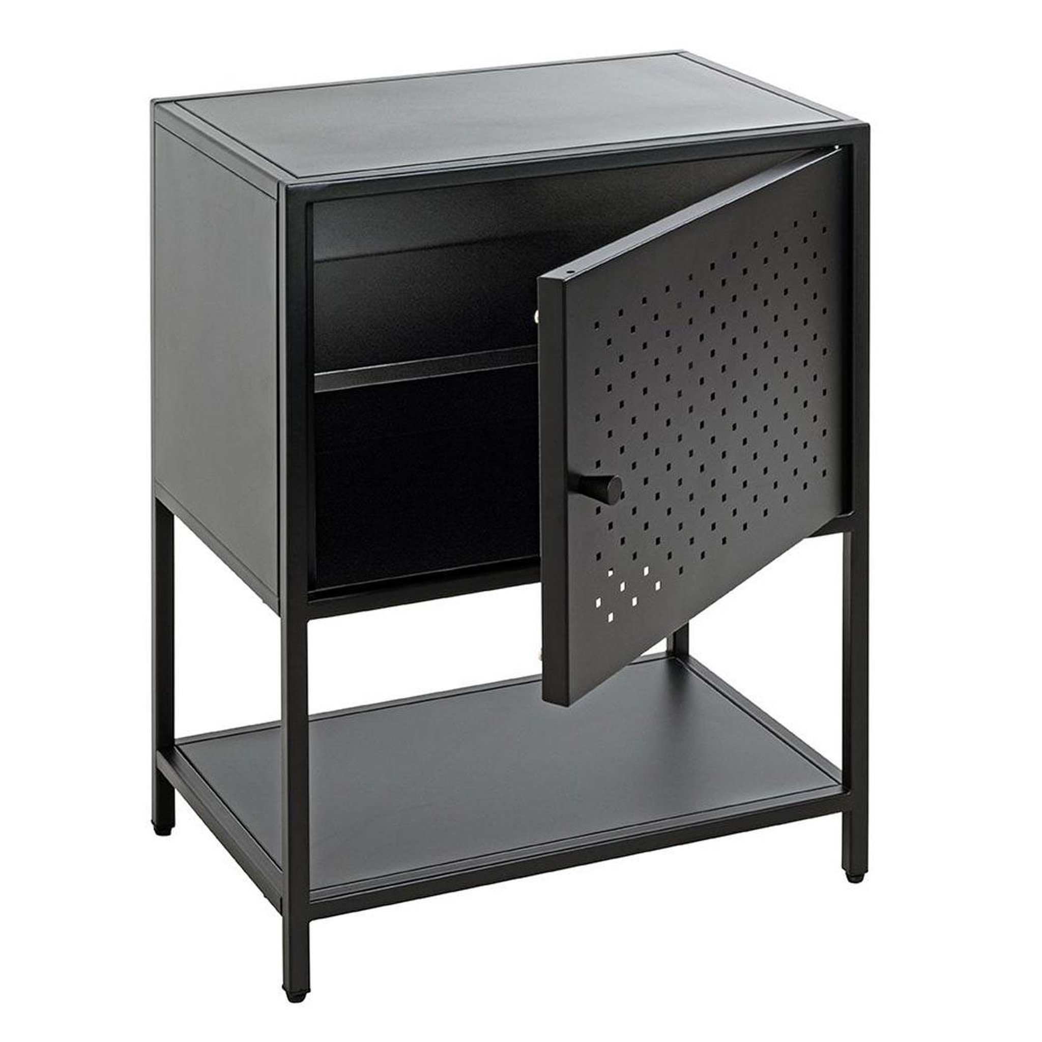 Voir la diapositive 3 : Paris Prix Table de chevet design  boston  60cm noir