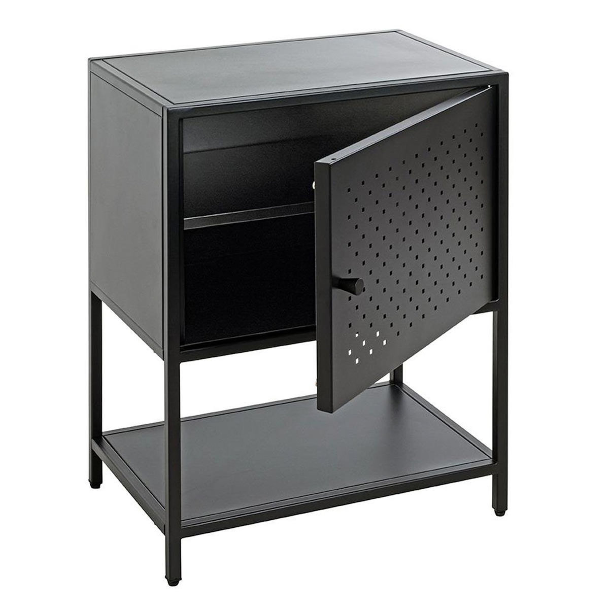 Paris Prix Table de Chevet Design  Boston  60cm Noir