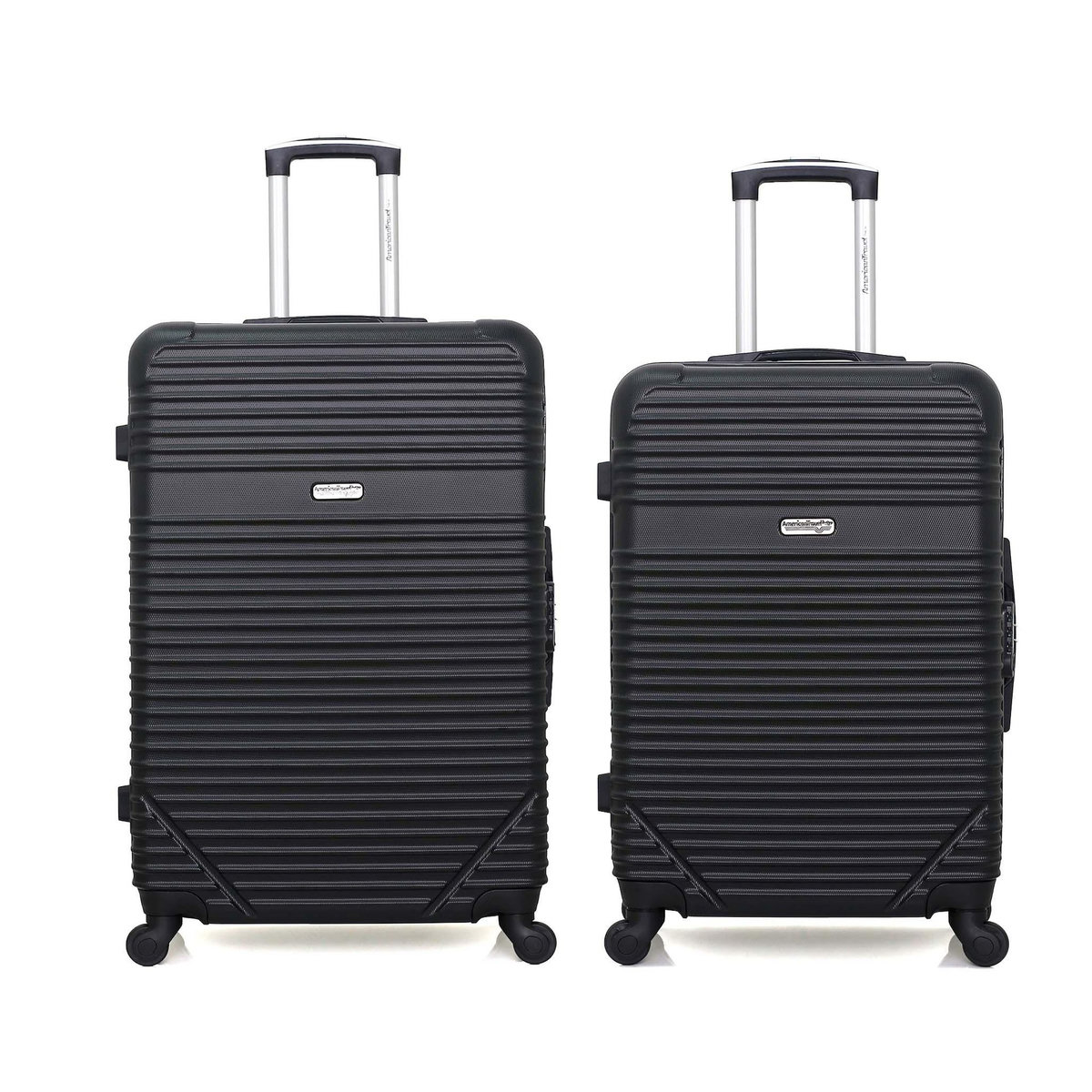 AMERICAN TRAVEL AMERICAN TRAVEL - Lot de 2 - Valise grand format et valise weekend MEMPHIS