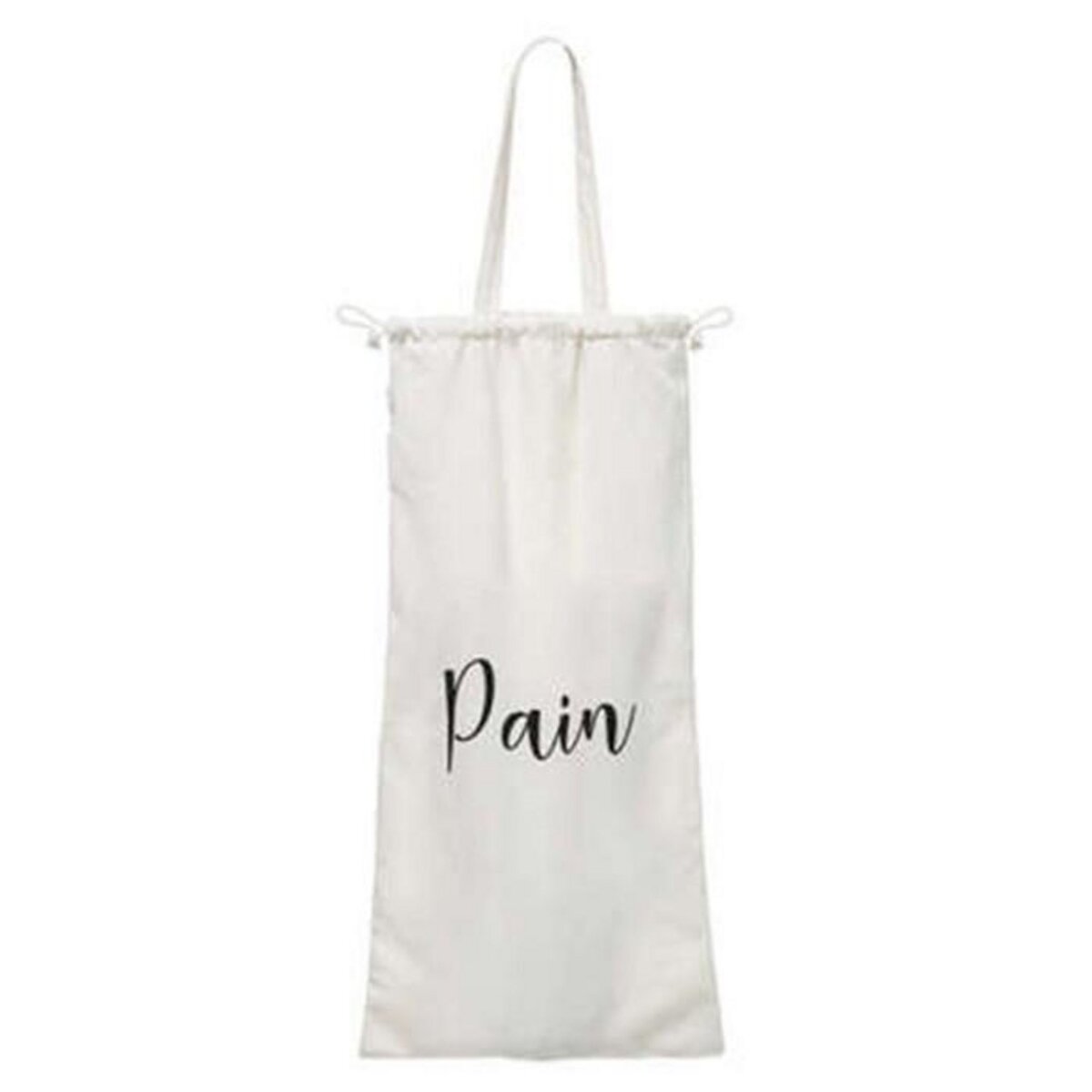 FIVE Sac à Pain en Coton  Bread  52cm Blanc