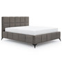 Voir la diapositive 1 : BEST MOBILIER Millie - lit coffre - 180x200 cm - sommier inclus - en velours