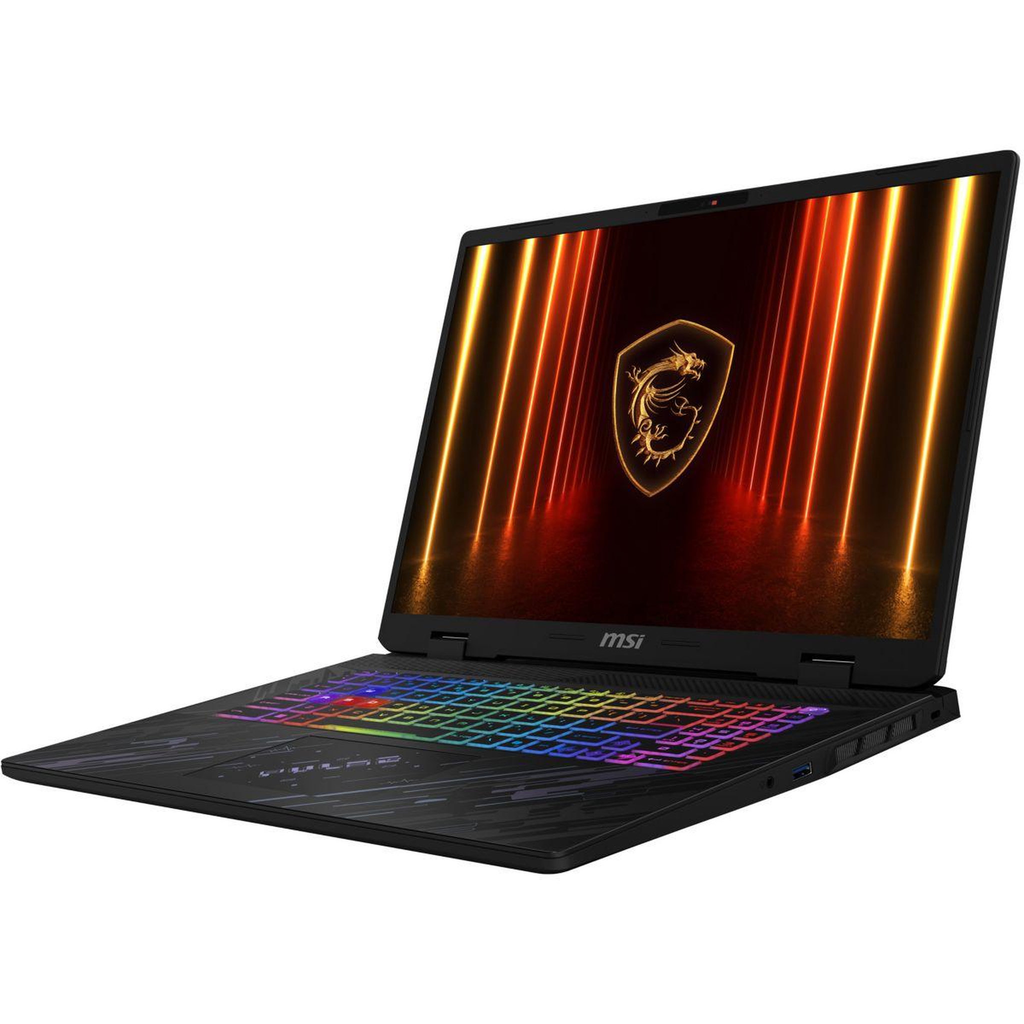 Voir la diapositive 2 : MSI PC Gamer Pulse AI 17  QHD+ 240Hz AMD Ryzen AI 7 350 Nvidia GeForce RTX 5060 32 Go RAM DDR5 SSD 1 To