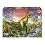 Voir la diapositive 2 : EDUCA FOReT JURASSIQUE - Puzzle de 1000 pieces