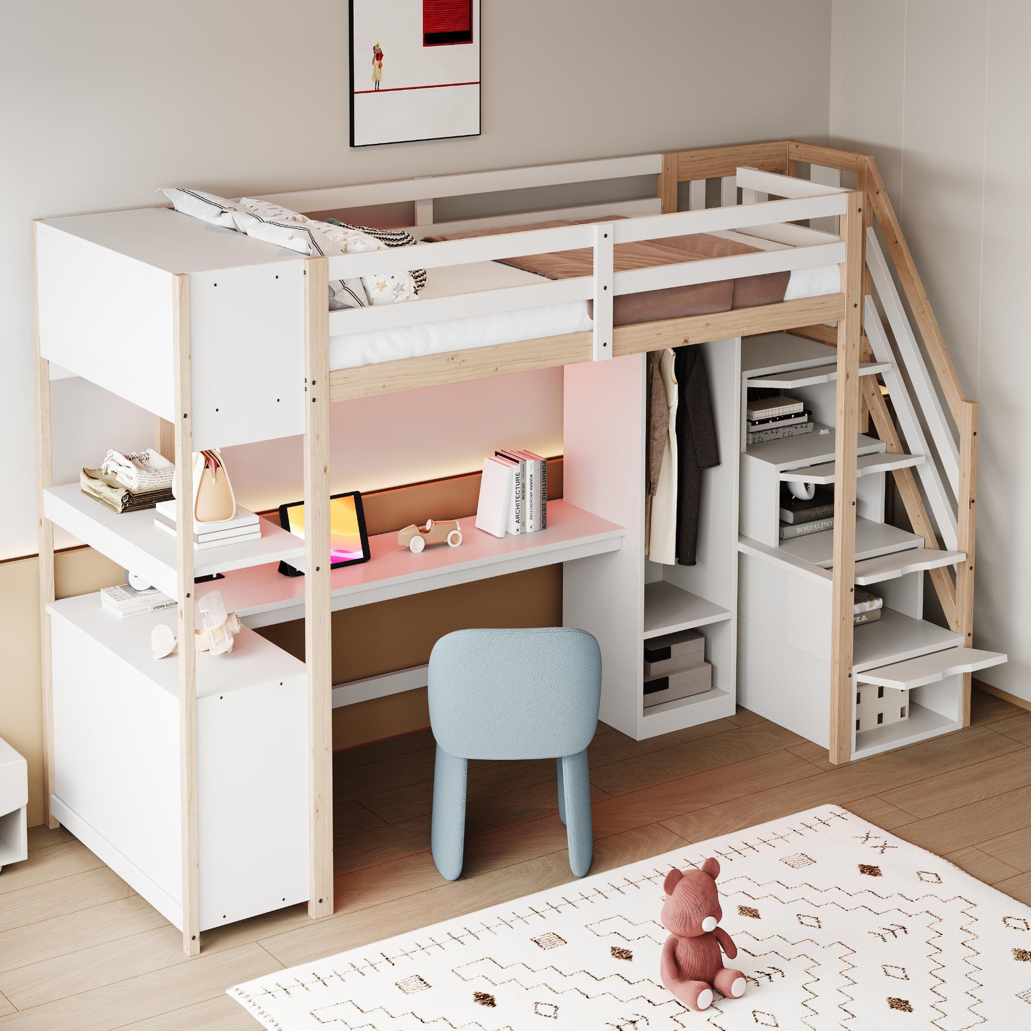 Voir la diapositive 5 : MERAX Lit mezzanine
