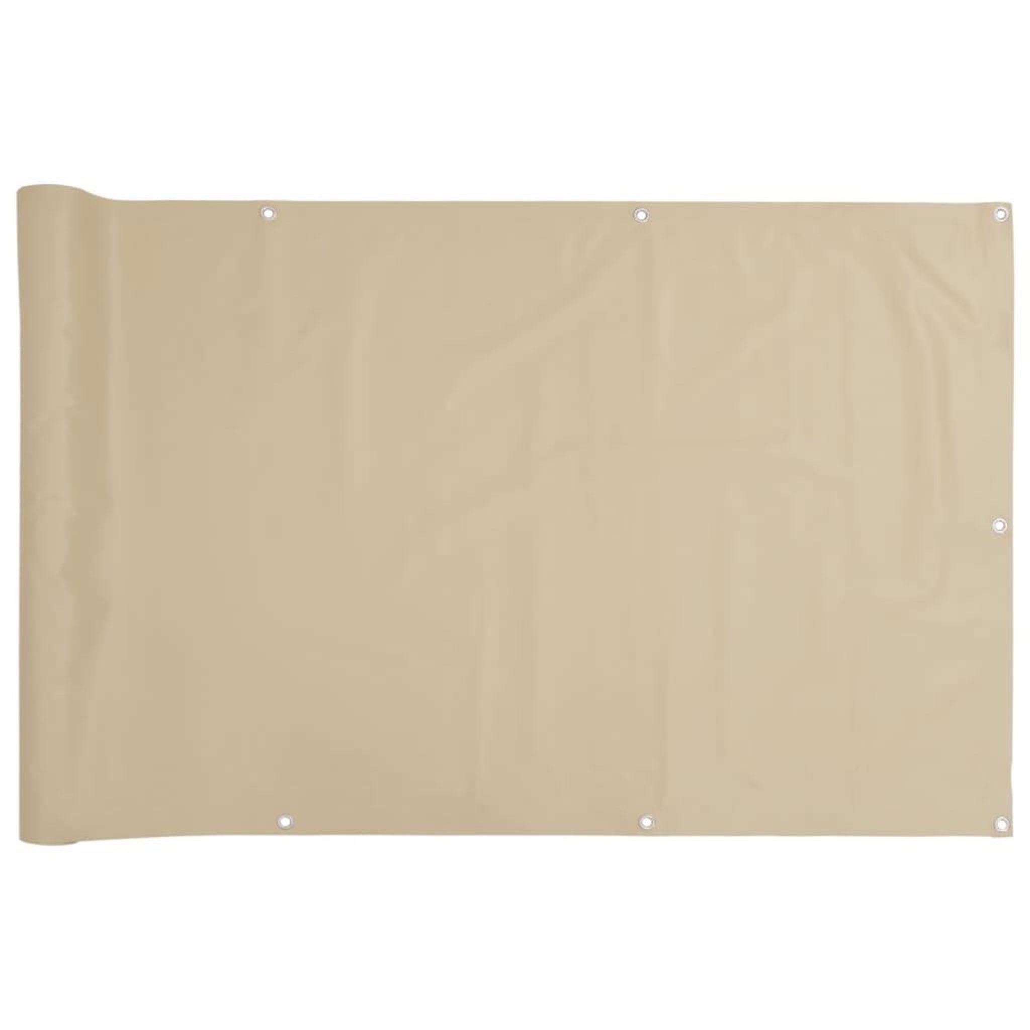 Voir la diapositive 2 : VIDAXL Ecran de balcon en tissu Oxford 90x600 cm Beige