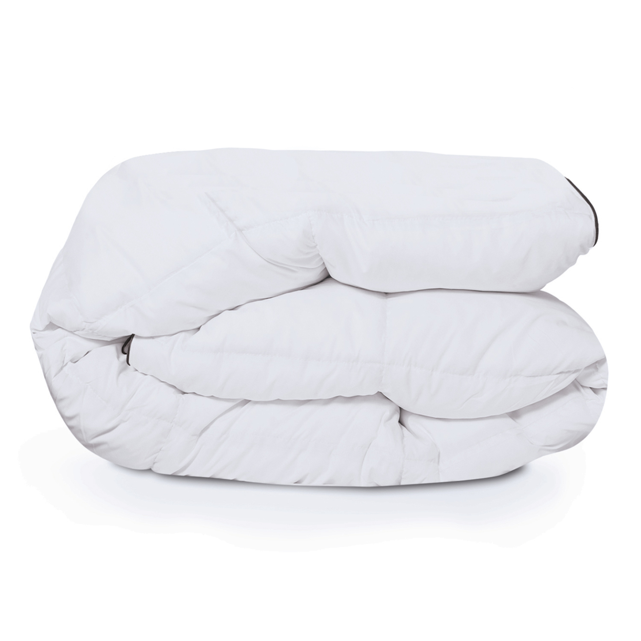 ID MARKET Couette 220x240 cm aela blanche en plume d'oie anti acarien 500 gr
